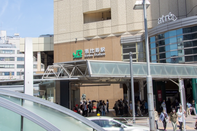 メンズエステが多い恵比寿駅周辺のイメージ画像です